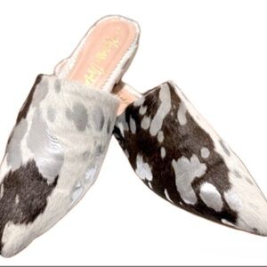 MULES SHOES FOR WOMEN OF FAUX LEATHER BY VANESSA OSORIO SIZE: 7